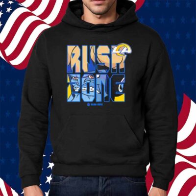 Nfl Rush Zone Cartoon Los Angeles Rams Football Shirt