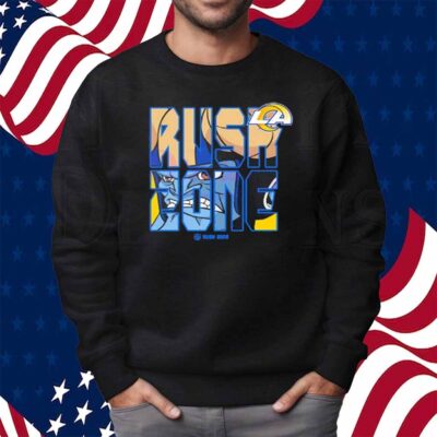 Nfl Rush Zone Cartoon Los Angeles Rams Football Shirt