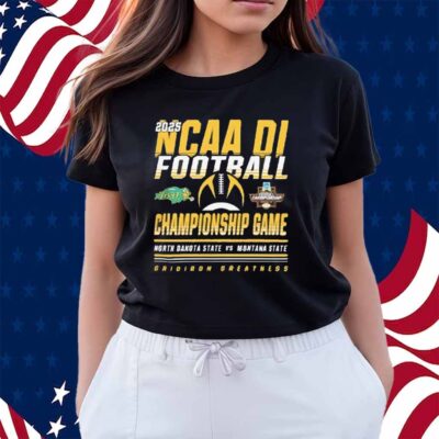 North Dakota State Bison 2025 NCAA DI FCS Football Championship Shirt