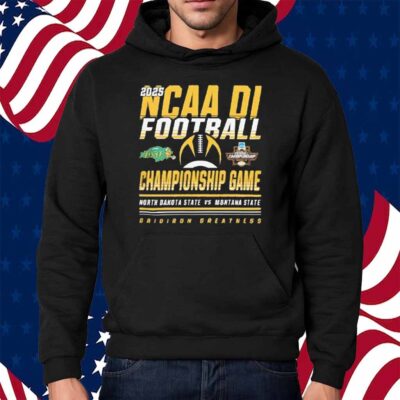 North Dakota State Bison 2025 NCAA DI FCS Football Championship Shirt