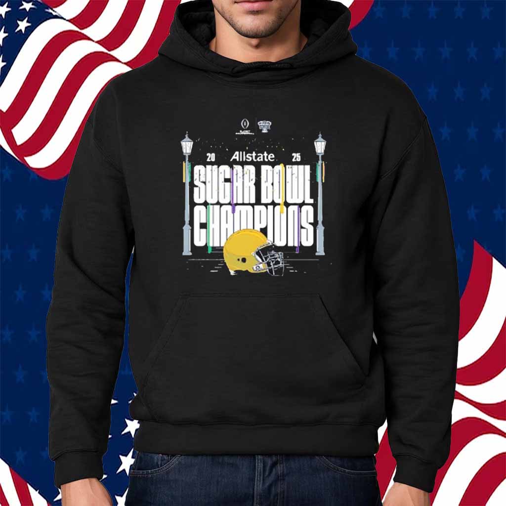 Notre Dame Fighting Irish 2025 Allstate Sugar Bowl Champions CFP Quaterfinal Season 24-25 Shirt