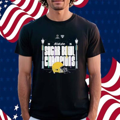 Notre Dame Fighting Irish 2025 Allstate Sugar Bowl Champions CFP Quaterfinal Season 24-25 Shirt