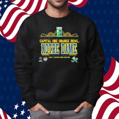 Notre Dame Fighting Irish College Football Playoff Semifinal At The 2025 Capital One Orange Bowl Shirt