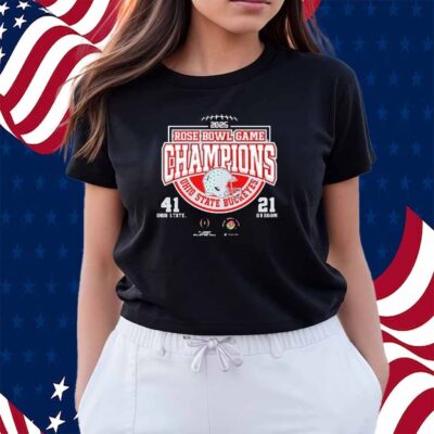 Ohio State Buckeyes Football 2025 Rose Bowl Champions NCAA Division Shirt