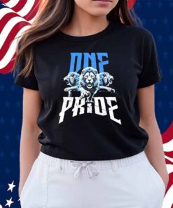 One Pride Detroit Lions Football Comfort Colors Shirt