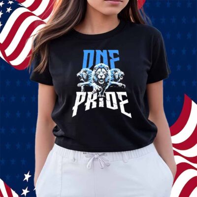 One Pride Detroit Lions Football Comfort Colors Shirt