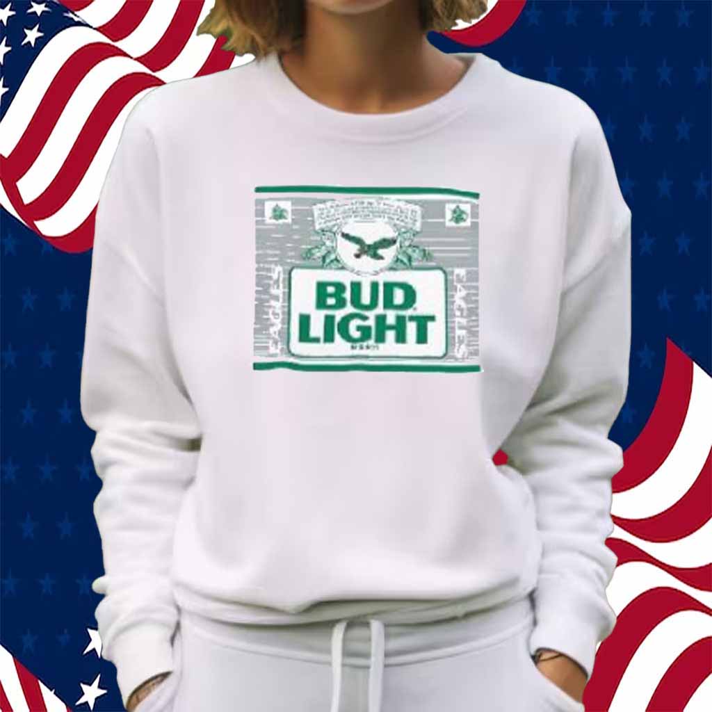 Philadelphia Eagles Nfl X Bud Light The Crest Pullover Shirt