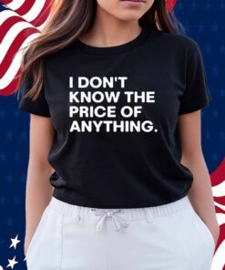 Rock Drew Carey Wearing I Don't Know The Price Of Anything Shirt