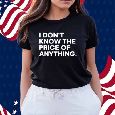 Rock Drew Carey Wearing I Don't Know The Price Of Anything Shirt