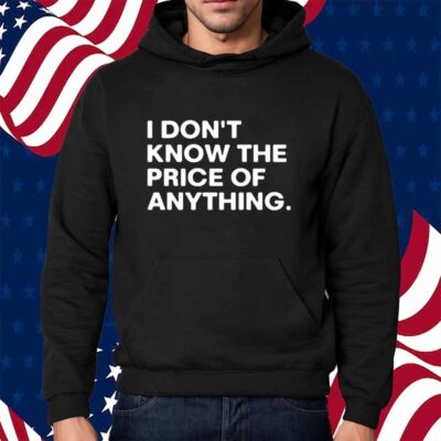 Rock Drew Carey Wearing I Don't Know The Price Of Anything Shirt