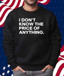 Rock Drew Carey Wearing I Don't Know The Price Of Anything Shirt
