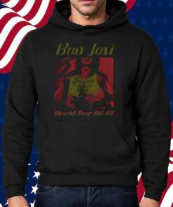 Slippery When Wet Vintage World Tour Black Shirt