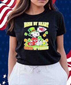 Snoopy irish by heart Kansas City Chiefs by passion Shirt