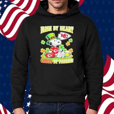 Snoopy irish by heart Kansas City Chiefs by passion Shirt
