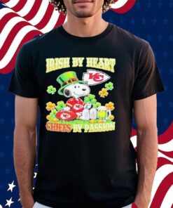 Snoopy irish by heart Kansas City Chiefs by passion Shirt