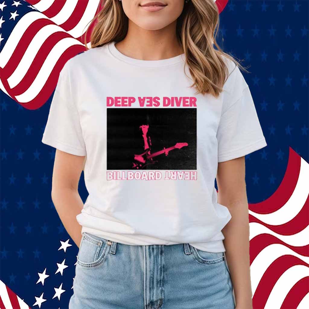 Subpop Deep Sea Diver Billboard Heart White Shirt