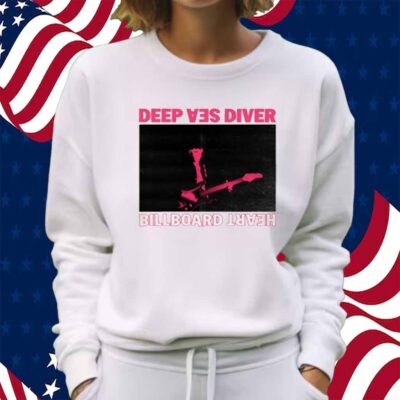 Subpop Deep Sea Diver Billboard Heart White Shirt