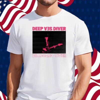 Subpop Deep Sea Diver Billboard Heart White Shirt