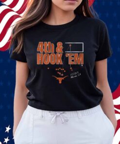 TEXAS FOOTBALL 4TH & HOOK 'EM SHIRT