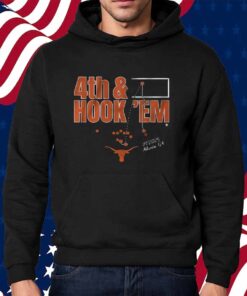 TEXAS FOOTBALL 4TH & HOOK 'EM SHIRT