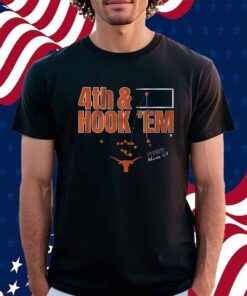 TEXAS FOOTBALL 4TH & HOOK 'EM SHIRT