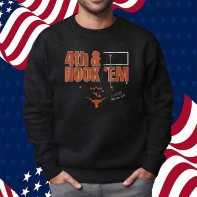TEXAS FOOTBALL 4TH & HOOK 'EM SHIRT