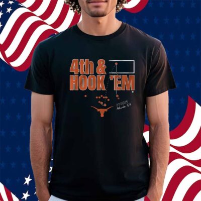 TEXAS FOOTBALL 4TH & HOOK 'EM SHIRT