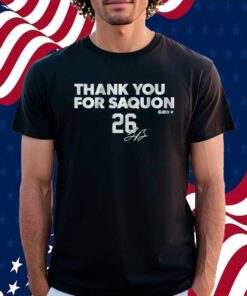 THANK YOU FOR SAQUON BARKLEY SHIRT