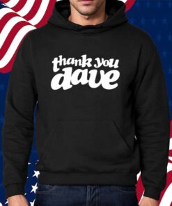 Thank You Dave Black Shirt