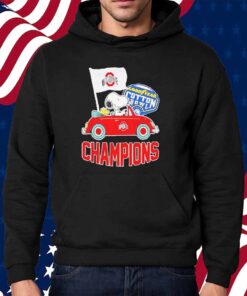 The Peanuts Snoopy And Woodstock Ohio State Buckeyes Goodyear Cotton Bowl Classic Champions College Football Playoff NCAA Season 2024 2025 Shirt