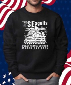 The Seagulls I'm Gonna Jump In Lake Michigan Polar Plunge Chicago March 2Nd 2025 Shirt