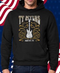 Ty Myers Red Guitar Logo Shirt