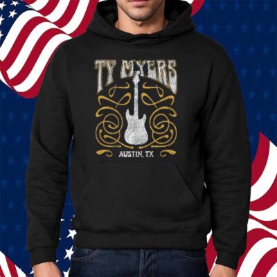 Ty Myers Red Guitar Logo Shirt