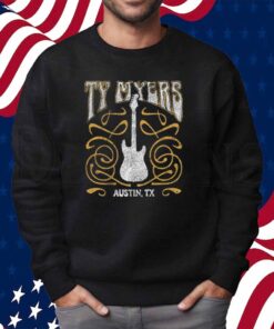 Ty Myers Red Guitar Logo Shirt