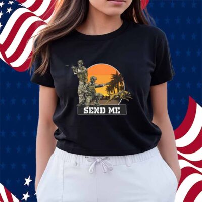 Was Dogs Association K9 Addicts Send Me Palm Trees Shirt