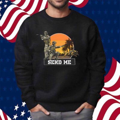 Was Dogs Association K9 Addicts Send Me Palm Trees Shirt