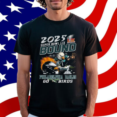 2025 Super Bowl Lix Bound Philadelphia Eagles Go Birds Shirt