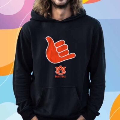 AUBURN BASKETBALL CALL GOD HAND SIGN T-SHIRT