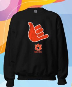 AUBURN BASKETBALL CALL GOD HAND SIGN T-SHIRT
