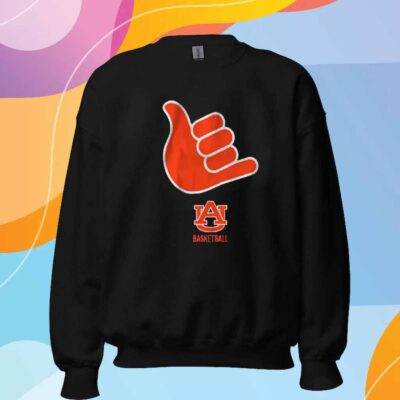 AUBURN BASKETBALL CALL GOD HAND SIGN T-SHIRT