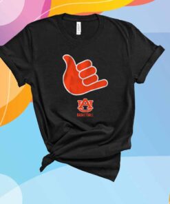 AUBURN BASKETBALL CALL GOD HAND SIGN T-SHIRT