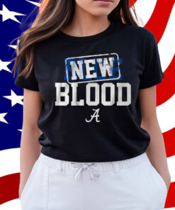 Alabama Basketball New Blood Beats Blue Blood Shirt