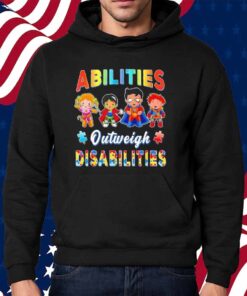 Autism Awareness Boy Abilities Outweigh Disabilities Shirt