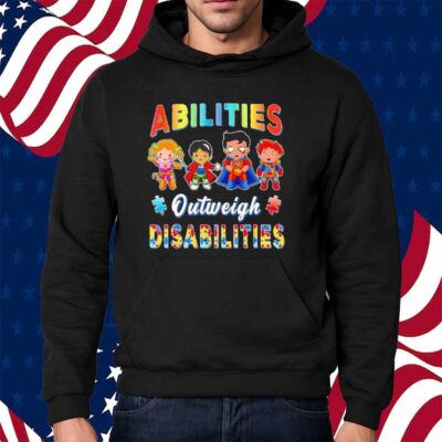 Autism Awareness Boy Abilities Outweigh Disabilities Shirt