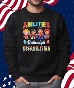 Autism Awareness Boy Abilities Outweigh Disabilities Shirt