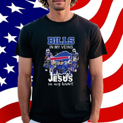 Bills In My Veins Jesus In My Heart Shirt