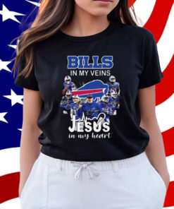 Bills In My Veins Jesus In My Heart Shirt