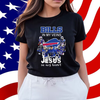 Bills In My Veins Jesus In My Heart Shirt