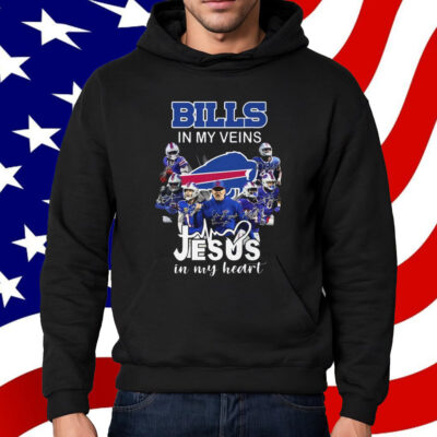 Bills In My Veins Jesus In My Heart Shirt