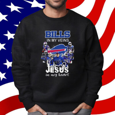 Bills In My Veins Jesus In My Heart Shirt